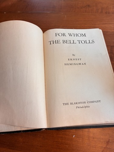 Ernest hemingway for whom - |,